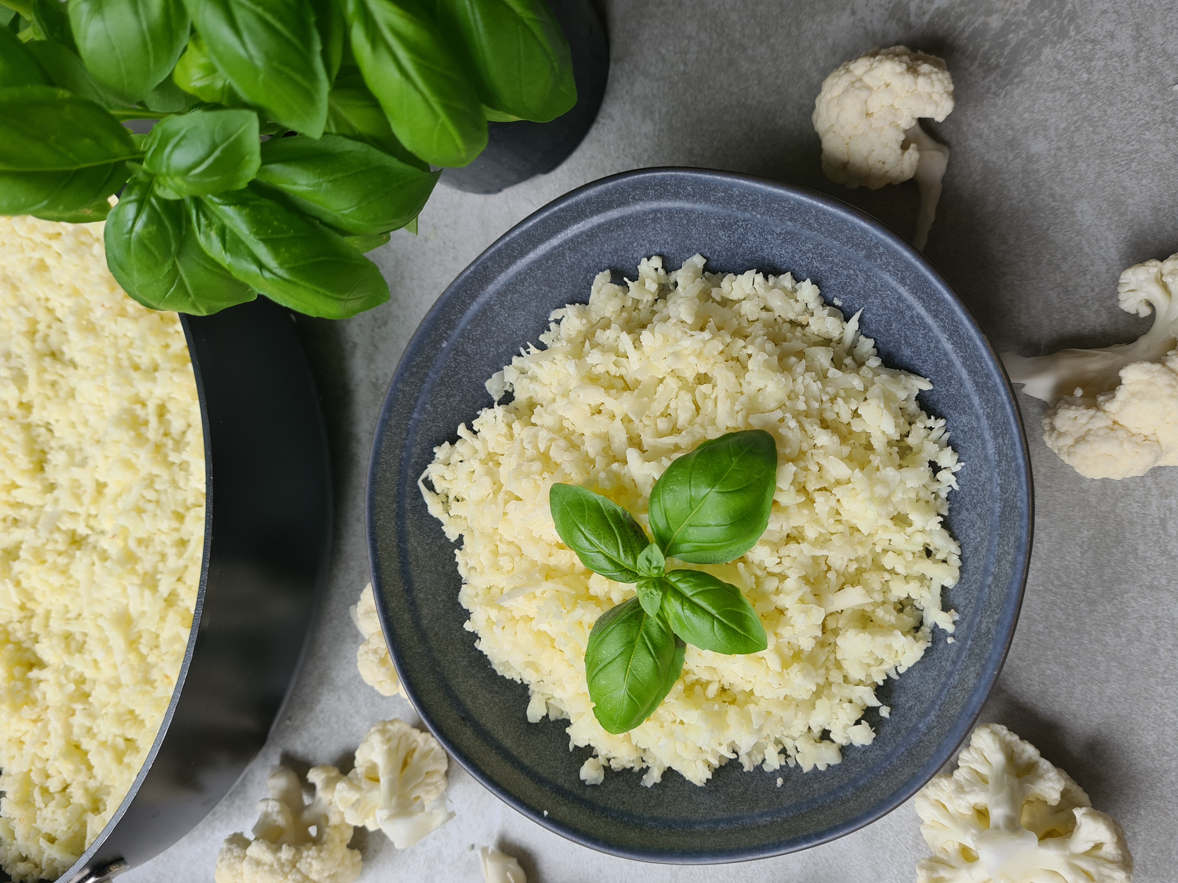 Puķkāpostu rīsi – vienkārša pamatrecepte